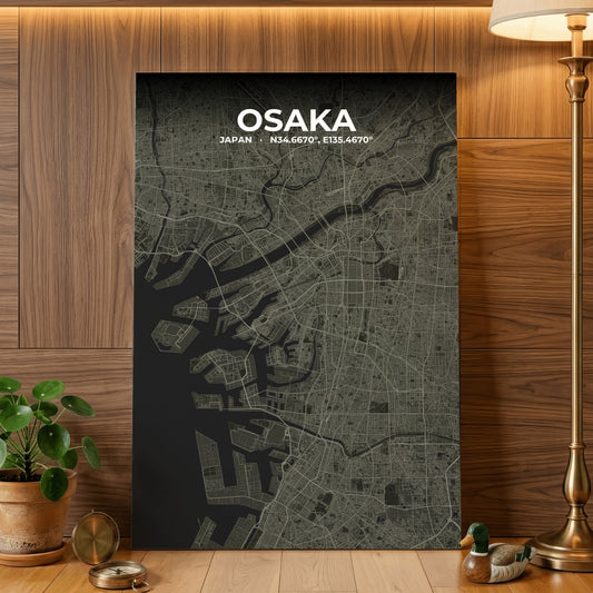 Osaka Sable Map Poster