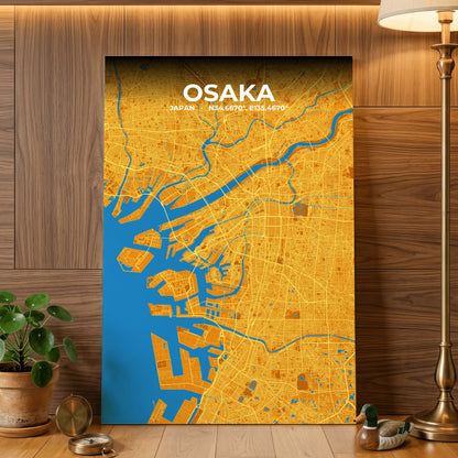 Osaka Scorch Map Poster