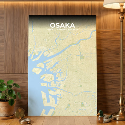 Osaka Drift Map Poster