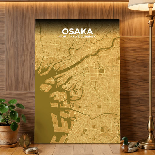 Osaka Forge Map Poster