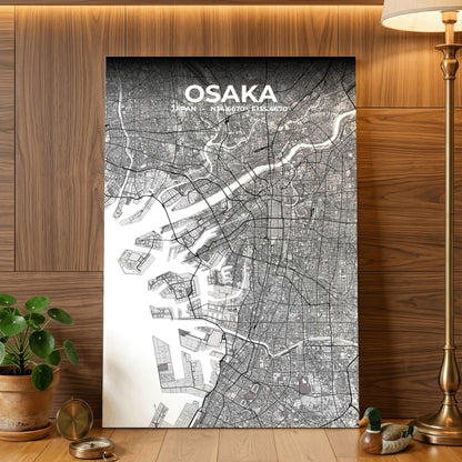 Osaka Ash Map Poster