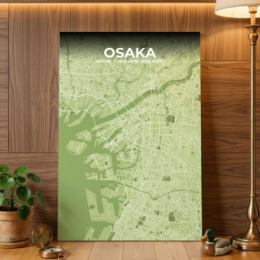 Osaka Grove Map Poster