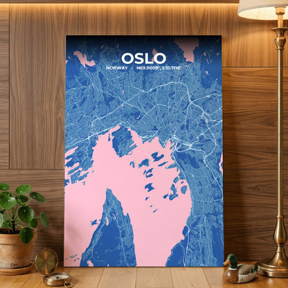 Oslo Candy Map Poster