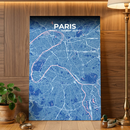Paris Candy Map Poster