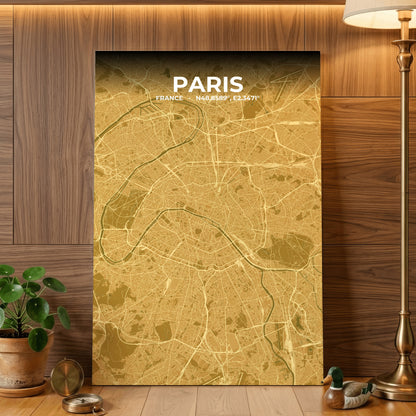 Paris Forge Map Poster