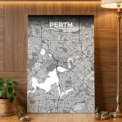 Perth Ash Map Poster