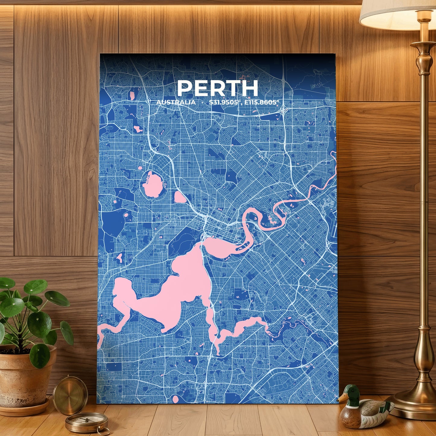 Perth Candy Map Poster