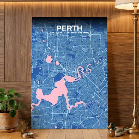 Perth Candy Map Poster