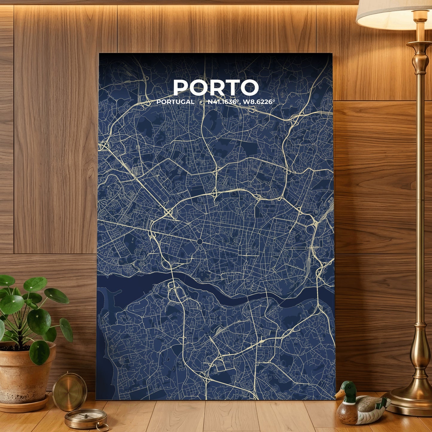 Porto Anchor Map Poster