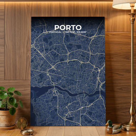 Porto Anchor Map Poster
