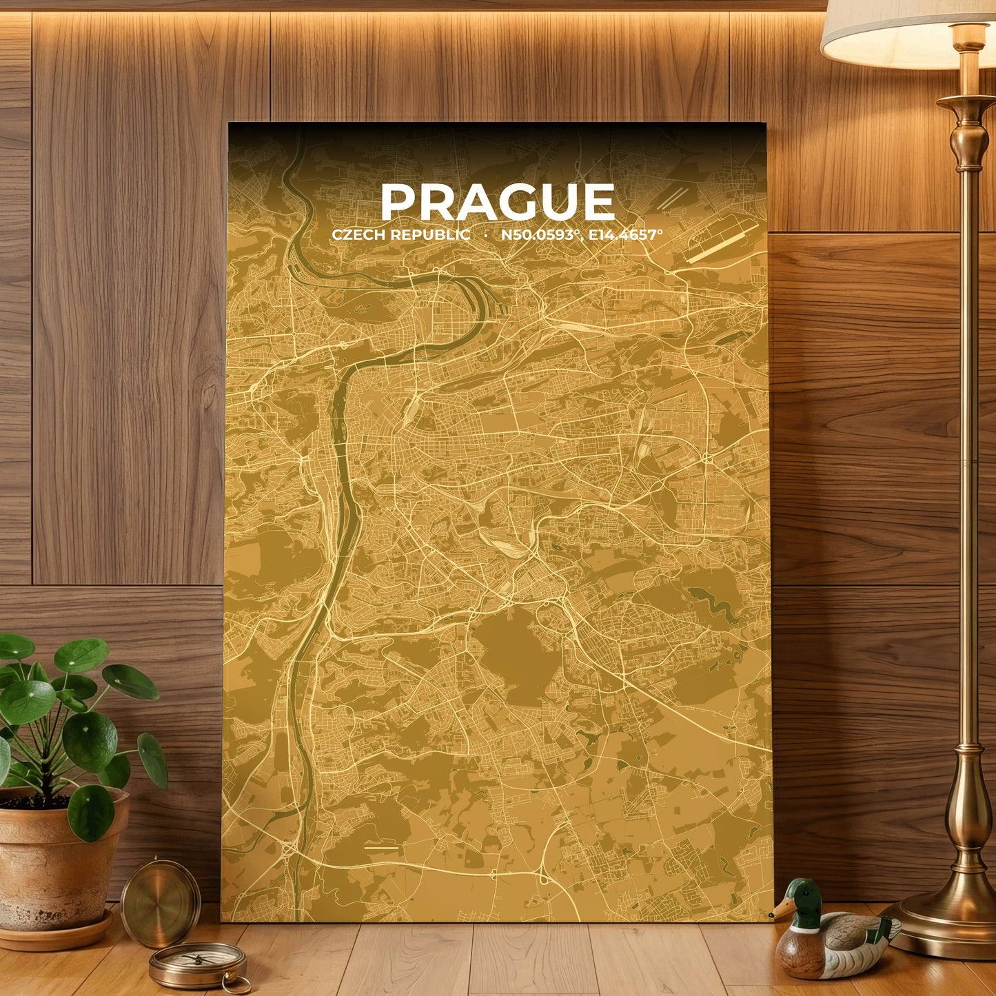 Prague Forge Map Poster