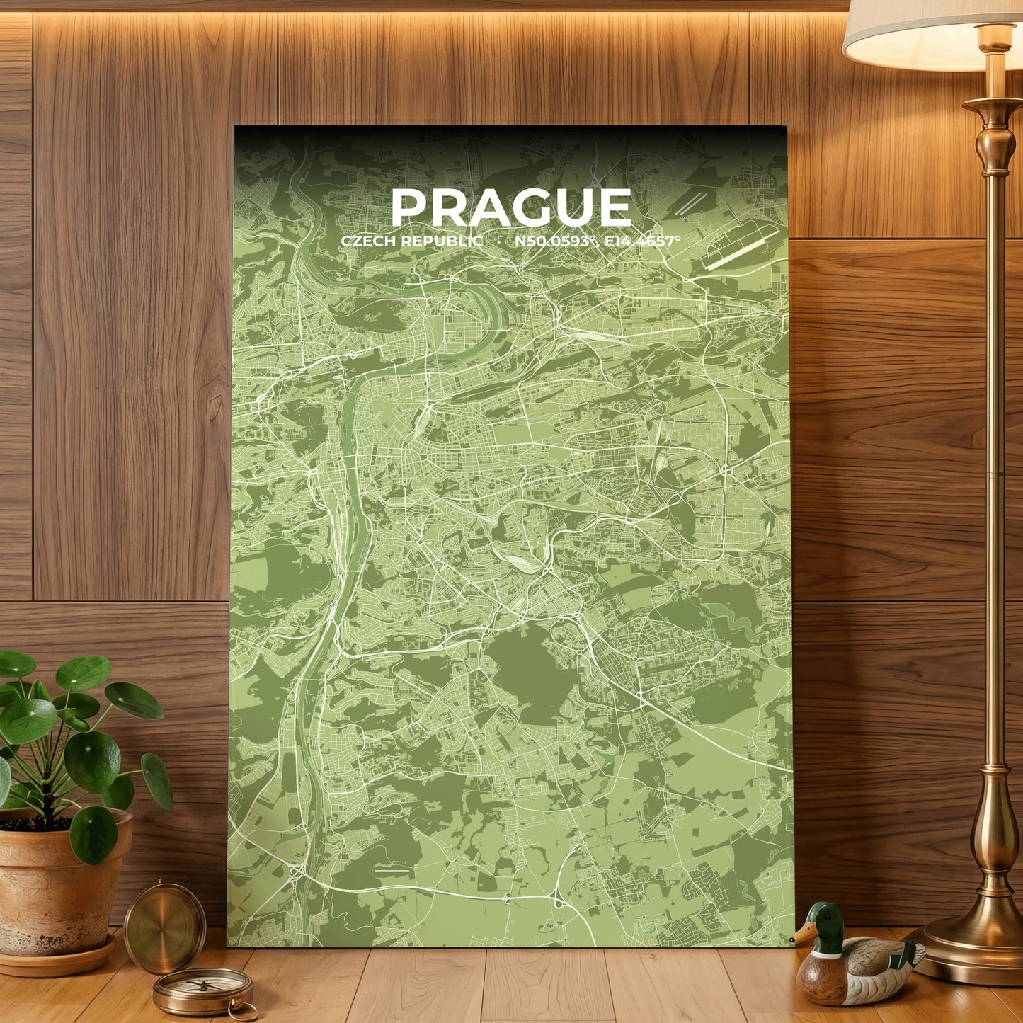 Prague Grove Map Poster