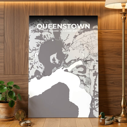 Queenstown Ash Map Poster