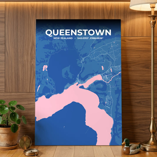 Queenstown Candy Map Poster