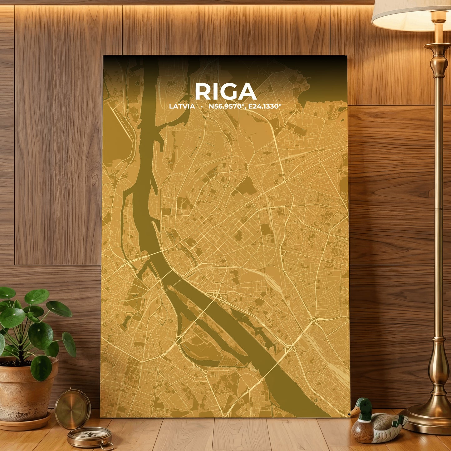 Riga Forge Map Poster