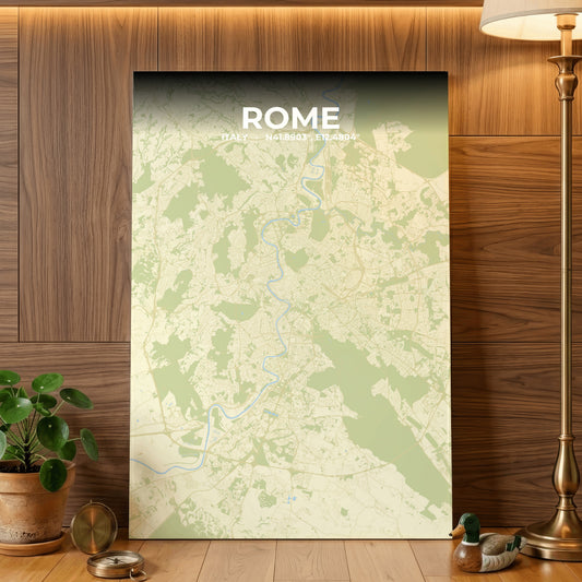 Rome Drift Map Poster