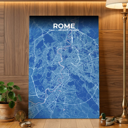 Rome Candy Map Poster