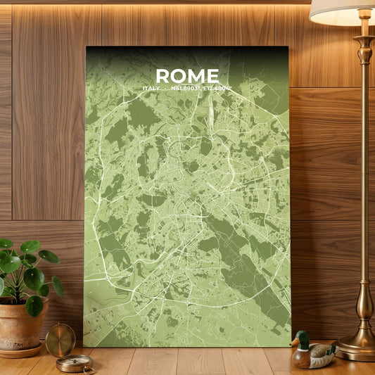 Rome Grove Map Poster