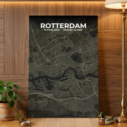 Rotterdam Sable Map Poster