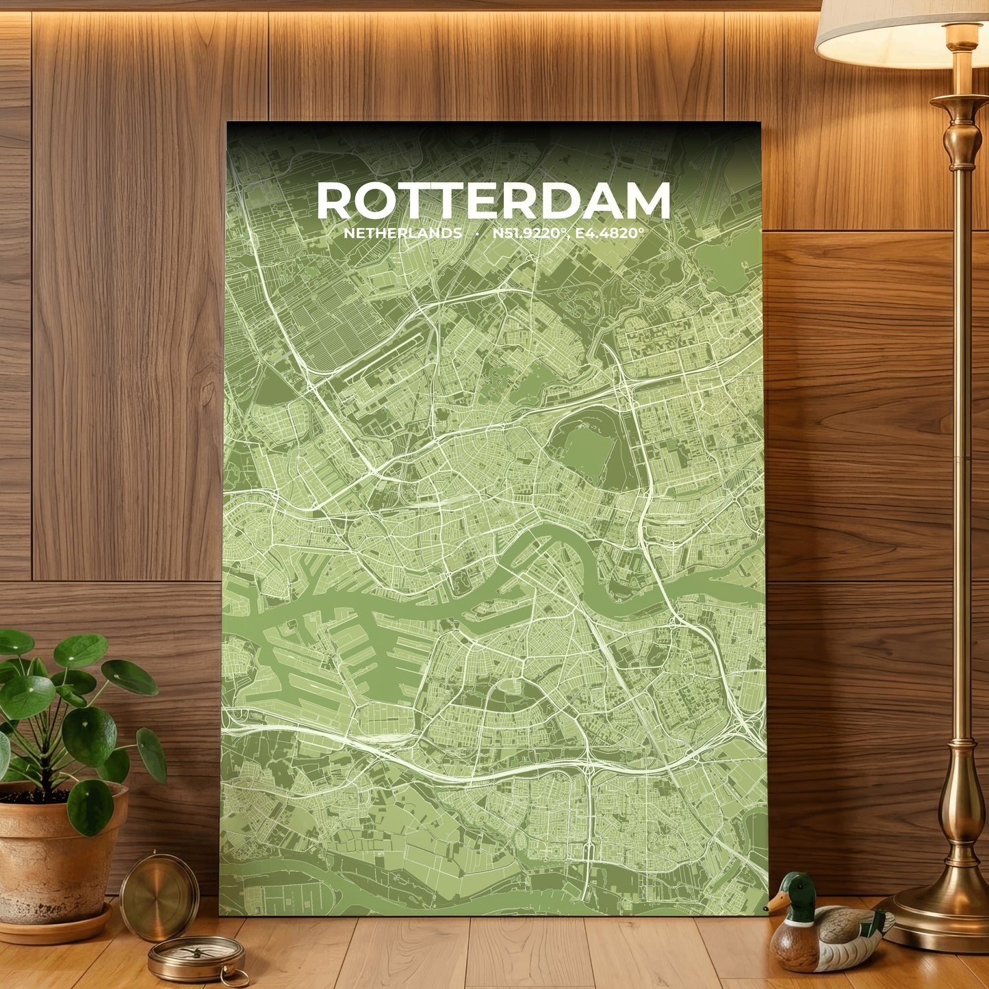 Rotterdam Grove Map Poster