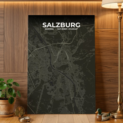Salzburg Sable Map Poster
