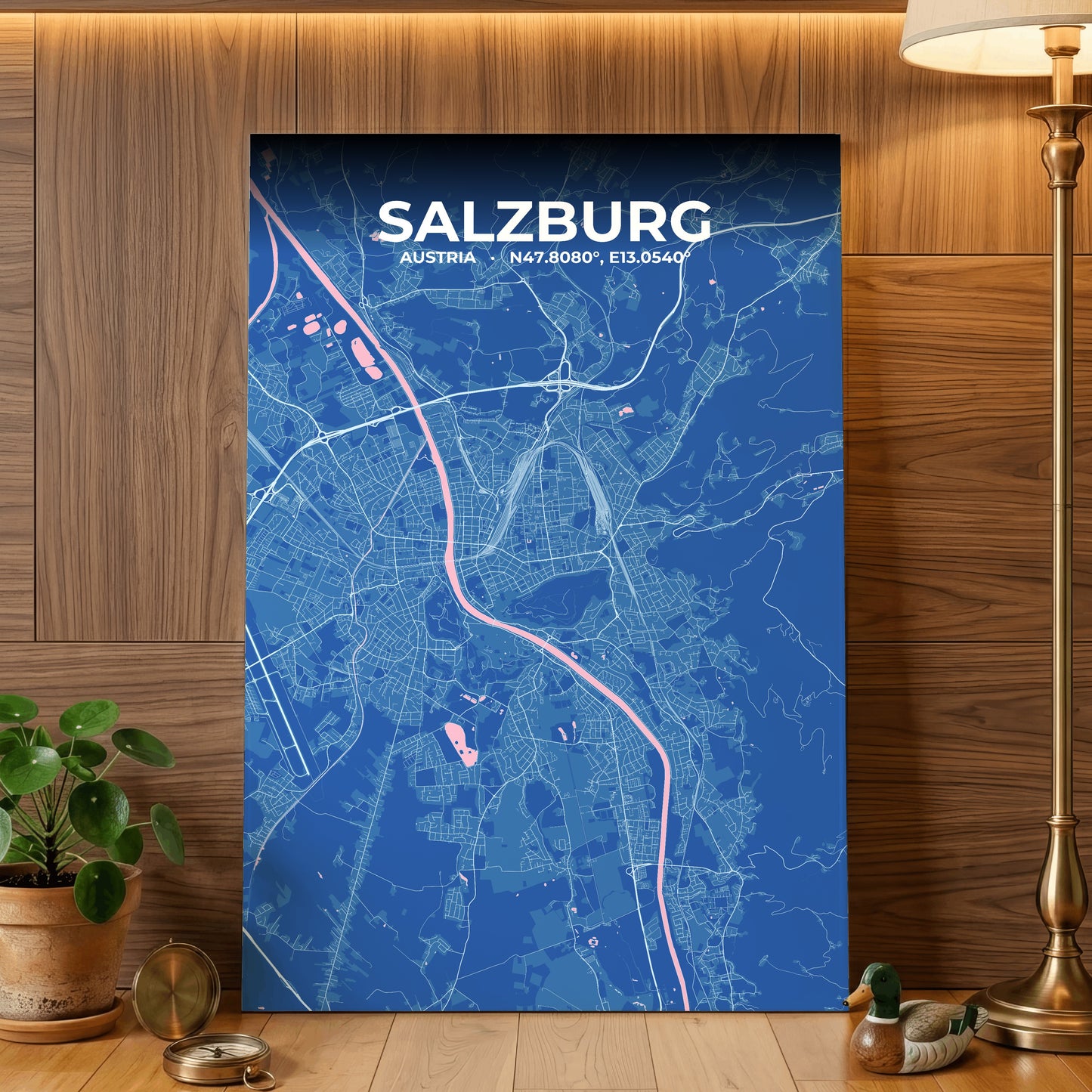 Salzburg Candy Map Poster