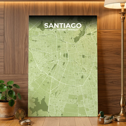 Santiago Grove Map Poster