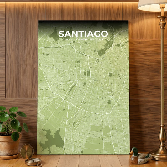 Santiago Grove Map Poster