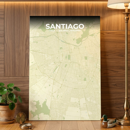 Santiago Drift Map Poster