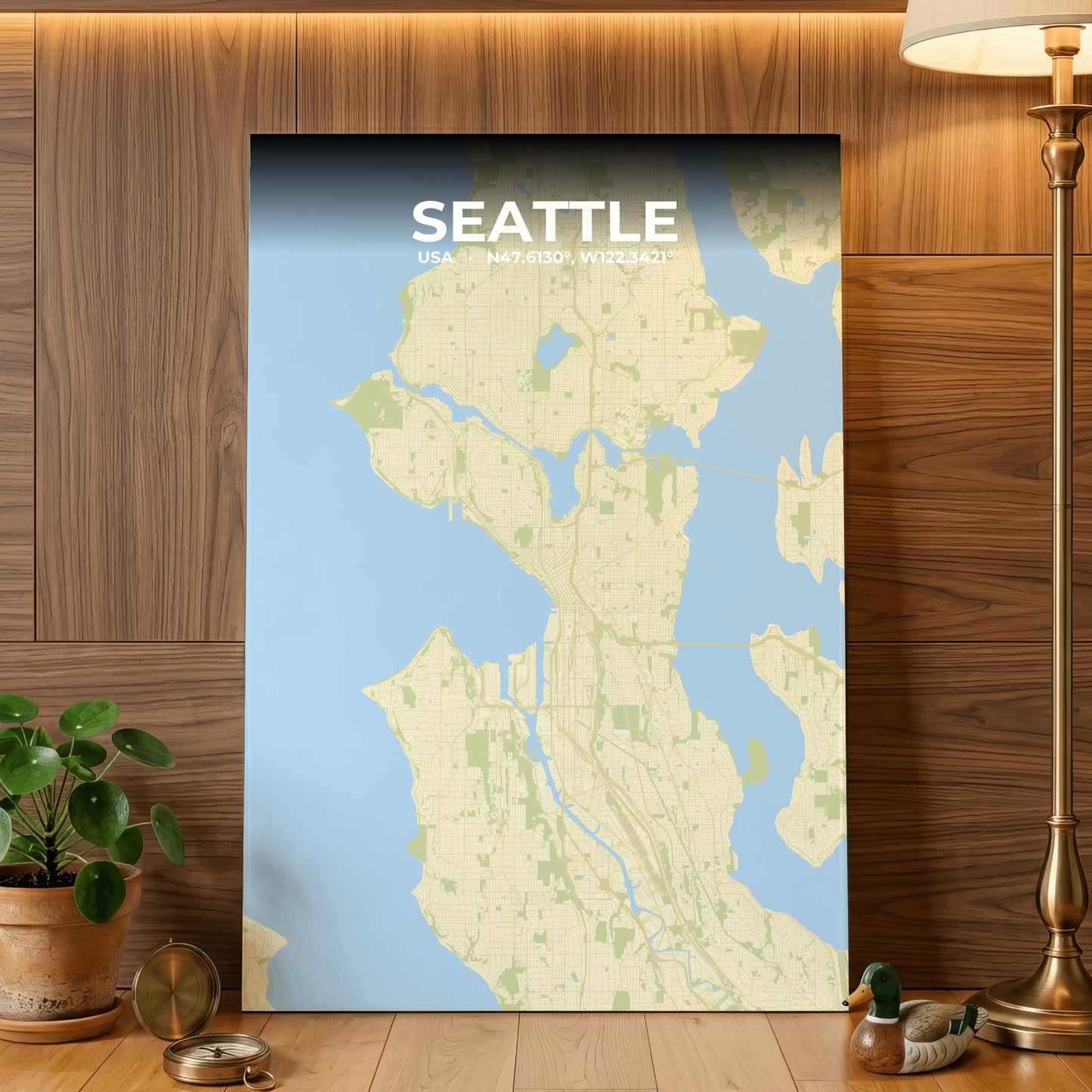 Seattle Drift Map Poster