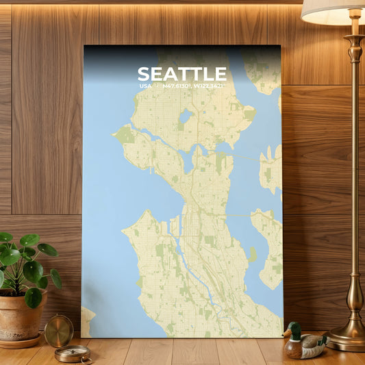 Seattle Drift Map Poster
