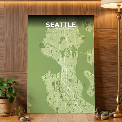 Seattle Grove Map Poster