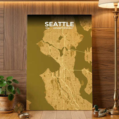 Seattle Forge Map Poster