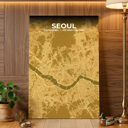 Seoul Forge Map Poster