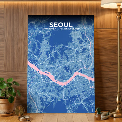 Seoul Candy Map Poster