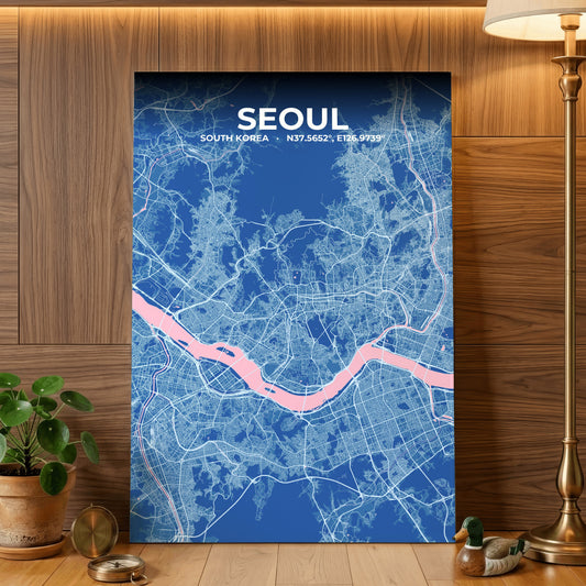 Seoul Candy Map Poster
