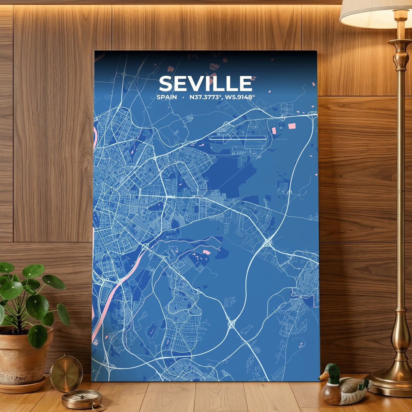 Seville Candy Map Poster