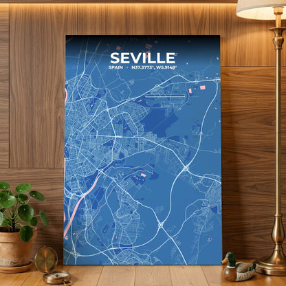 Seville Candy Map Poster