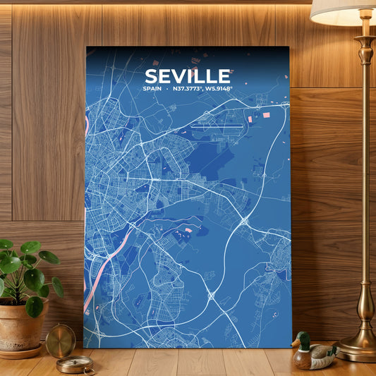 Seville Candy Map Poster