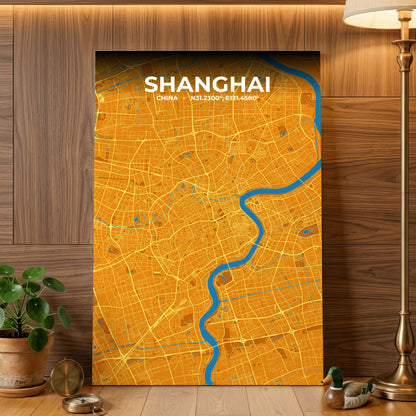 Shanghai Scorch Map Poster