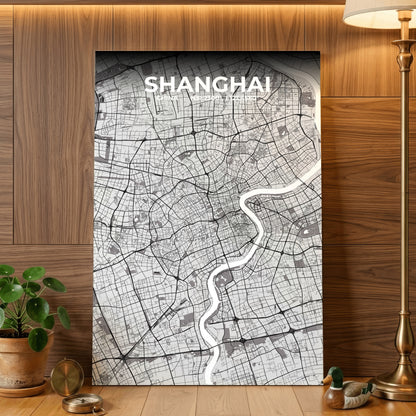 Shanghai Ash Map Poster