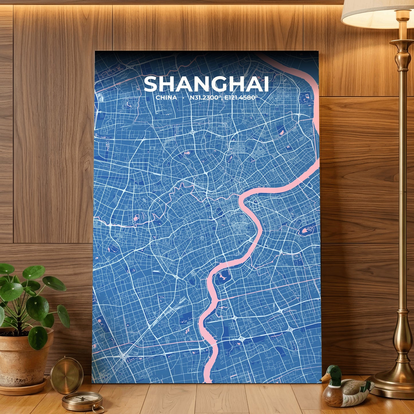 Shanghai Candy Map Poster