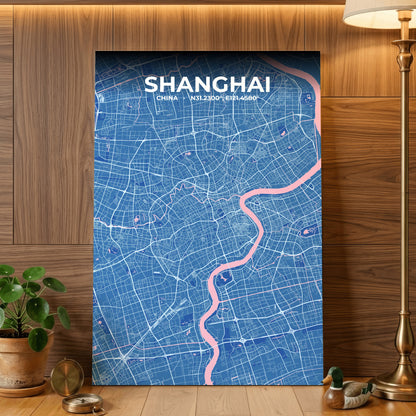 Shanghai Candy Map Poster
