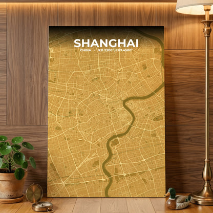 Shanghai Forge Map Poster