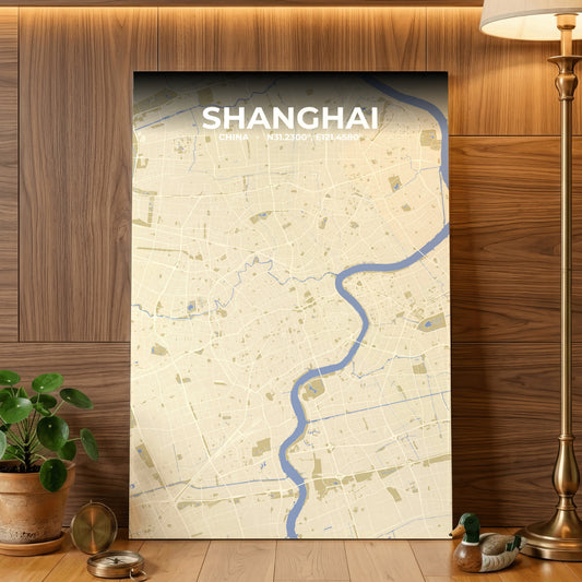 Shanghai Barn Map Poster