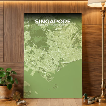 Singapore Grove Map Poster