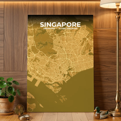 Singapore Forge Map Poster