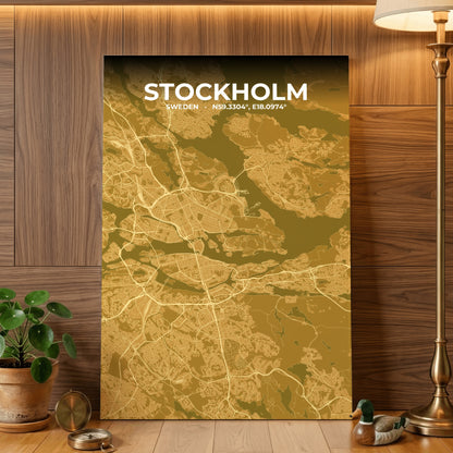Stockholm Forge Map Poster