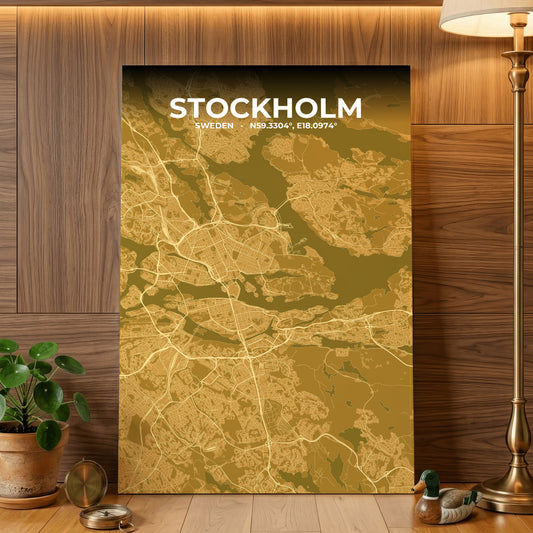 Stockholm Forge Map Poster