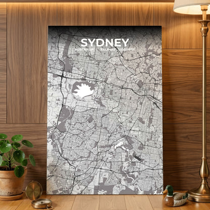 Sydney Ash Map Poster